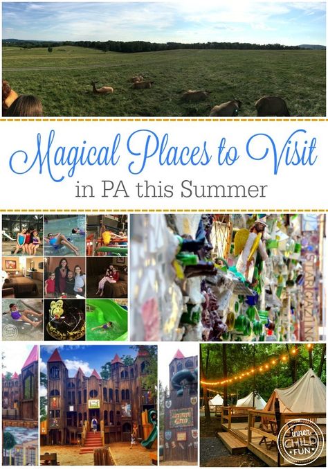 Magical Places to Visit in PA this Summer - these all look amazing! #familytravel Day Trips In Pa, Camping In Pennsylvania, Pennsylvania Travel, Fun Places To Go, Kids Adventure, Family Road Trips, Planning A Trip, On The Road Again, Family Memories