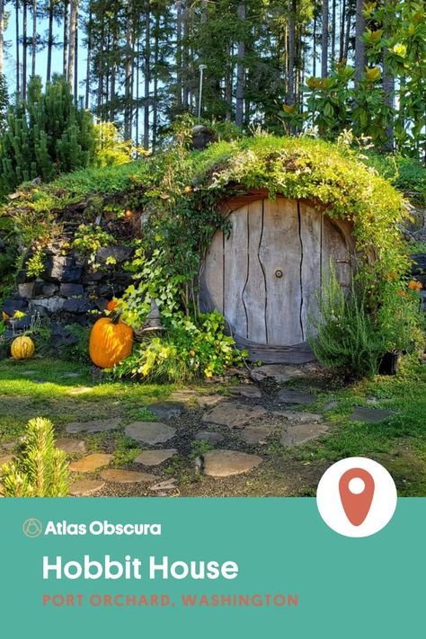 📍Port Orchard, Washington. A little piece of the Shire is hidden behind a plant nursery in Port Orchard, Washington. Port Orchard Washington, Washington Things To Do, Avant Garde Architecture, Oregon Washington, Hobbit House, The Shire, Unusual Things, Plant Nursery, Washington State