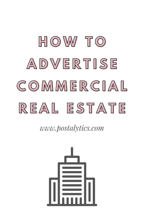 The key is having a robust marketing strategy in place and a combination of personalization, targeting, automation, and printed advertising material. How to advertise a commercial property to rent or sell and ensure qualified prospects see it? The key is having a robust marketing strategy in place and a combination of personalization, targeting, automation, and printed advertising material. Let’s take a look at how this can be achieved, click on the link! Commercial Real Estate Creative Ads, Commercial Real Estate Marketing, Property Ad, Hotel Marketing, Advertising Methods, Real Estate Advertising, Advertising Space, Real Estate Ads, Advertising Material