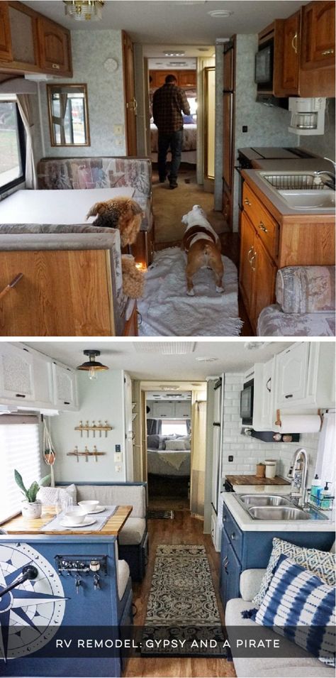 Boho Rv, Beach Camper, Vintage Camper Interior, Camper Diy, Rv Interior Remodel, Camper Design, Camper Interior Design, Architecture Renovation, Tiny House Camper