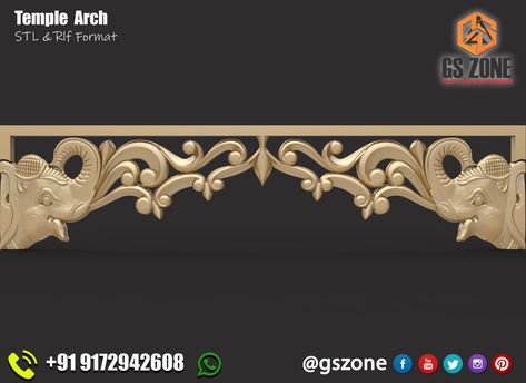 if you want this type of design contact me on Whatapp ....More info +91 9172942608 Mandir Drawing, Artcam Design, Jaali Design, Ganapati Decoration, Mandir Design, Tv Cabinet Design, Temple Design For Home, Grayscale Image, Door Design Images