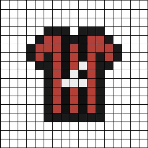 A pixel art template of the A.F.C Bournemouth home kit shirt (red and black stripes, with a white badge and sponsor label).

They mostly compete in the E.F.L Championship football (soccer for Americans) league. Pixel Art Football Shirt, Football Pixel Art, Pixel Art Football, Football Premier League, Spiderman Pixel Art, Messi Shirt, Messi T Shirt, Easy Disney Drawings, Afc Bournemouth