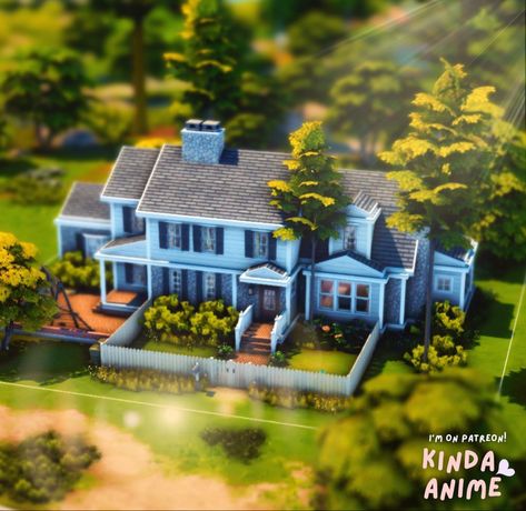 Sims 4 Colonial House, Sims 4 Mansion Layout, Copperdale Family Home, Entry Laundry Room, Minecraft Hus, Sims Design, Ts4 Builds, Sims 4 Houses Layout, Cc Folder