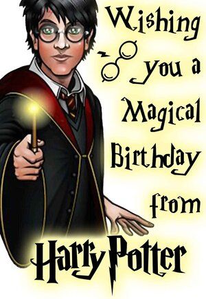 Check out this magician printable birthday card. It’s free to print! Printable Birthday Cards Free, Harry Potter Birthday Quotes, Happy Birthday Harry, Harry Potter Birthday Cards, Happy Birthday Harry Potter, Harry Potter Cards, Harry Potter Printables Free, Printable Birthday Cards, Cumpleaños Harry Potter