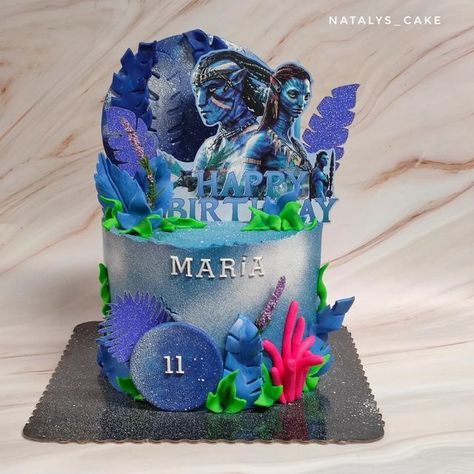 Avatar 2 Birthday Party Ideas, Avatar The Way Of Water Cake, Avatar Cupcakes, Avatar Cookies, Avatar Cake Ideas, Avatar Birthday Cake, Avatar Birthday Party Ideas, Fault Cake, Avatar Cake