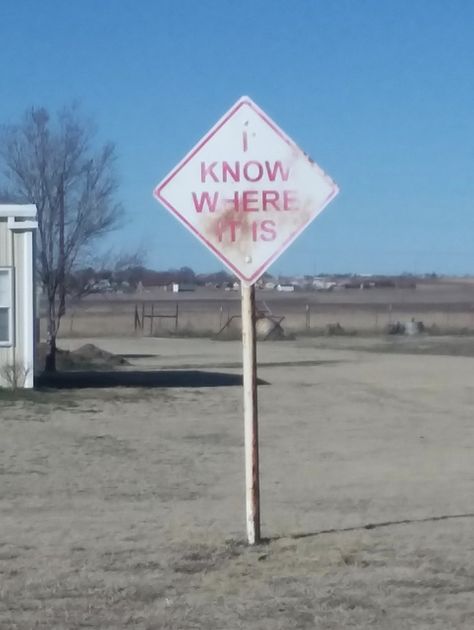 oh, possum! (🏳️‍⚧️ rights!!) on Twitter: "I’m beginning a collection of signs that give off an ominous horror energy… " Spooky Signs, All We Know, Road Signs, Guy Names, The Signs, Funny Fails, A Sign, Sign I, In The Middle