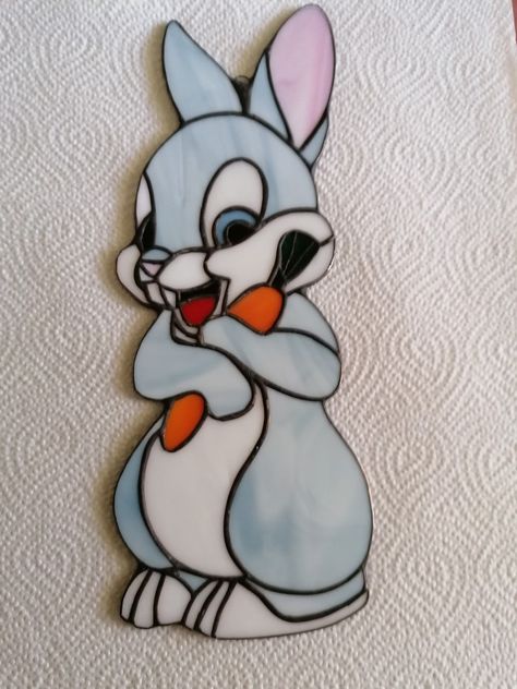 Stained Glass Bunny Patterns, Stained Glass Bunny, Scroll Art, Stained Glass Suncatchers, Stained Glass Christmas, Stained Glass Diy, Stained Glass Designs, Glass Animals, Stained Glass Mosaic