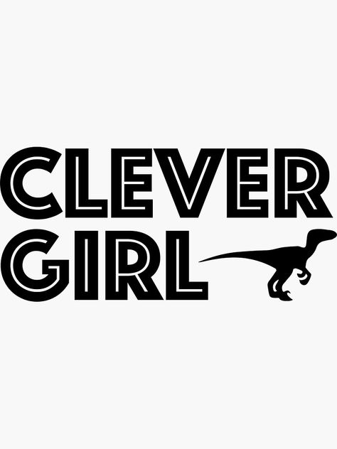 Clever Girl Jurassic Park, Jurassic Park Logo, Jurrasic Park, Jeep Ideas, Girl Stickers, Jurassic Park, Cricut Ideas, Cricut Svg, Svg Files