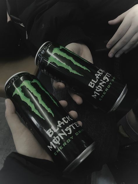 Monster Energy Drinks, Monster Aesthetic, Ice Monster, Rocker Boy, Black Energy, Monster Energy Drink, Think Food, Carbonated Drinks, Black Ice