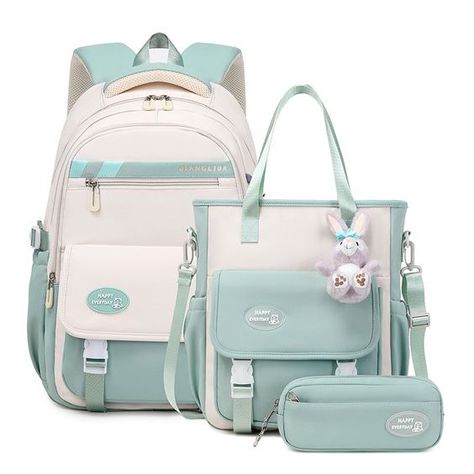 It's not expensive but it's not cheap for other products. School Bag Set, Bag For School Aesthetic, Things To Buy For School, Backpacks Pattern, Tuition Bag, Cute School Bags, Simple Backpack, Oxford Style, Stationary School