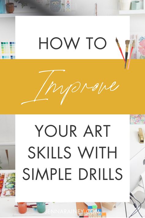 Feel like something is missing in your art? These three foundational art practices will instantly unlock your confidence and improve your art skills long-term. Watercolour Practice, Jenna Rainey, Successful Artist, Quirky Humor, Watercolor Supplies, Something Is Missing, Watercolor Beginner, Art Retreats, Art Skills