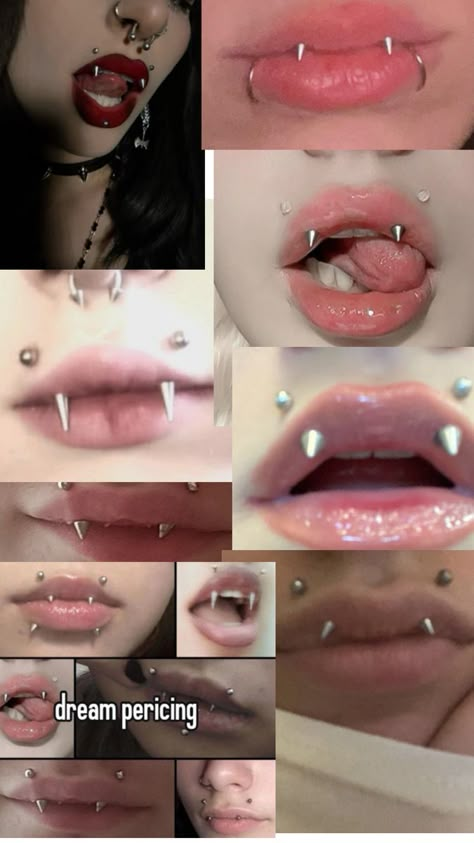 Kitten Bites Piercing, Peircings Women Idea, Snack Bites Piercing, Coin Slot Piercing, Percinings Ideas, Face Piercings Women, Chest Piercings For Women, Piercing Ideas Face, Peircings Women