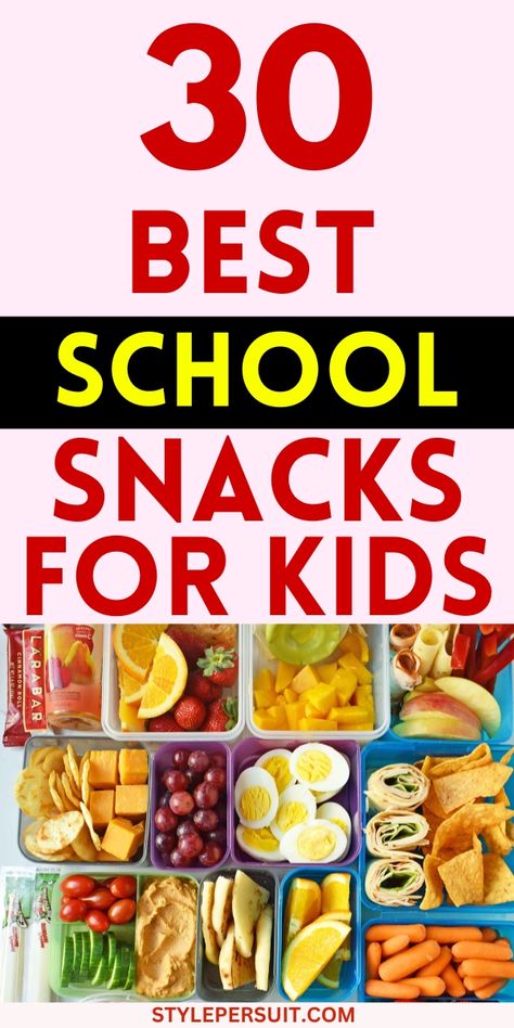 30 Best Dietitian-Approved School Snack Ideas for Kids Snacks For Kindergarteners, School Class Snacks, Healthy Class Snacks, Easy School Snacks For Kids, Healthy Kid Snacks For School, School Snack Ideas For Kids Classroom, Healthy After School Snacks For Kids, Snack Ideas For Kids School, Morning Snacks For Kids