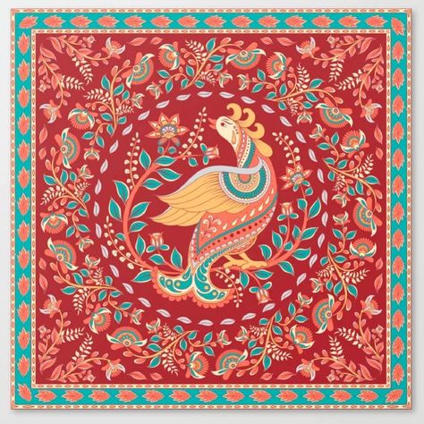 Irina Skaska on Instagram: “#kalamkari #orientalornament #indianornamental #indianhomedecor #indiantextiles #indianpattern #indiantreepattern #society6 #society6art…” Kalamkari Designs, Contemporary Folk Art, Kalamkari Painting, Accessories Indian, Red Indian, Pichwai Paintings, Historical Painting, Madhubani Art, Background Decor