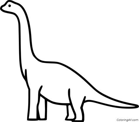 14 free printable Brachiosaurus coloring pages in vector format, easy to print from any device and automatically fit any paper size. Coloring Pages People, Bead Creatures, Easy Dinosaur Drawing, Boys Activities, Dinosaur Outline, Dinosaur Template, Long Neck Dinosaur, Old School Ink, Snoopy Tattoo