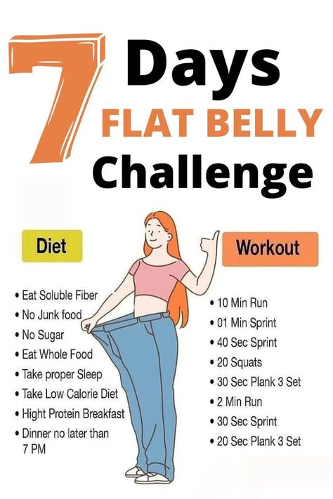 7 Days Flat belly challenge. #weightloss #weightlossworkoutplan #fatlosstips #loseweightquickly #fatlossadvice 1 Month Flat Belly Challenge, Flat Belly In 7 Days, 20 Days Flat Belly Challenge, 7 Day Flat Belly Workout, 7days Challenge, Flat Stomach Overnight, Loose Weight Workout, Drink To Lose Belly, Belly Challenge