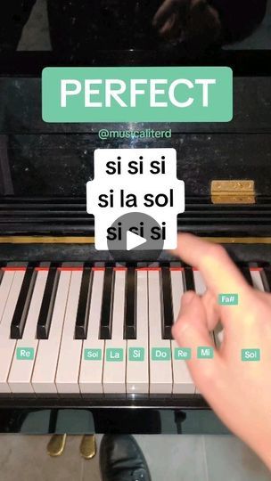 42K views · 2.9K reactions | Perfect✨

#easy #piano #pianotutorial #pianolessons #musicaliterd #noalplagio | Musicalité | musicaliterd · Original audio Perfect Piano Notes, Piano Notes, Easy Piano, Piano Lessons, Piano, Audio, Music