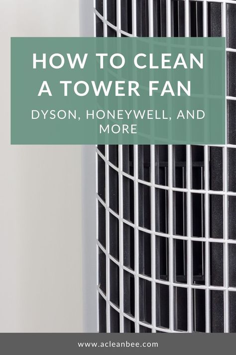 How To Clean A Tower Fan, How To Clean A Fan, Honeywell Fan, How To Clean Fans, How To Clean Room, Dyson Fan, Fan Vent, Standing Fans, Chemical Free Cleaning