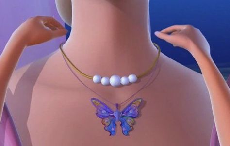 Fairytopia Elina, Barbie Jewerly, Pastel Necklace, Barbie Fairytopia, Barbie Cartoon, Barbie Princess, Barbie Dream, Barbie Movies, Barbie World