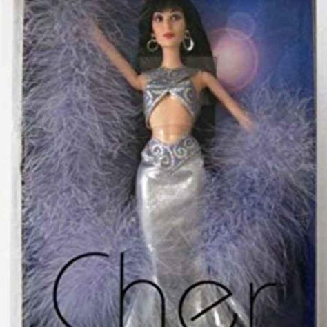 Purple In Color, Never Opened Brand By Bob Mackie. Beautiful Resemblance For All Cher Fans Celebrity Barbie Dolls, Kids Bob, Hair Movie, Barbie Collector Dolls, Barbie Doll Accessories, Beautiful Barbie Dolls, Bob Mackie, Disney Dolls, Barbie Dream