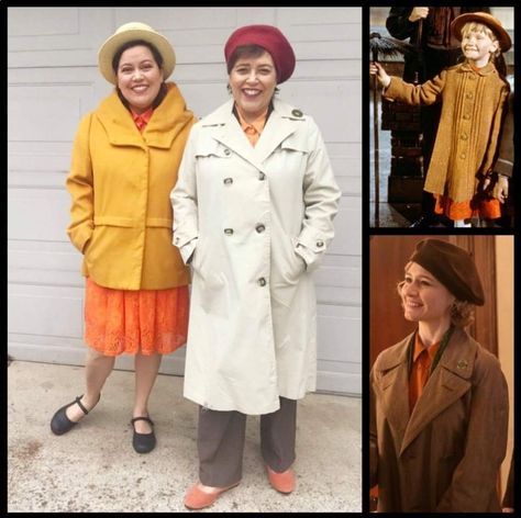 Mary Poppins Returns, Cosplay Fashion, Fashion Halloween, Dapper Day, Yellow Outfit, Costume Cosplay, Mary Poppins, Adult Costumes, Winter Season