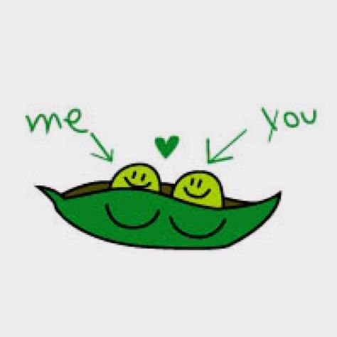 2 peas. 1 pod. Someday I'll find that other pea to share my pod ;) 2 Peas In A Pod, Two Peas In A Pod, Graphics Photography, Hand Lettering Cards, We Go Together, Peas In A Pod, Pea Pods, Friends With Benefits, Friend Tattoos