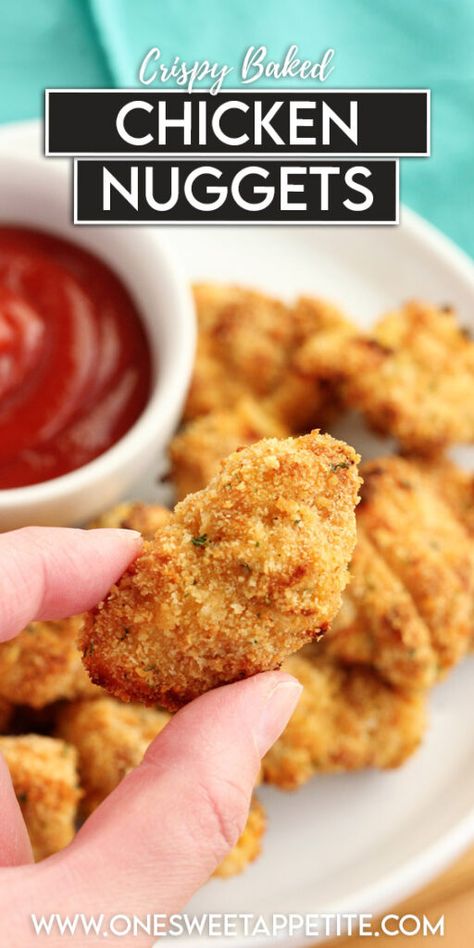 Easy Chicken Nugget Recipes, Nugget Recipes, Freezing Chicken, Dinosaur Chicken Nuggets, Fried Chicken Nuggets, Crispy Oven Baked Chicken, Frozen Chicken Nuggets, Baked Chicken Nuggets, Homemade Chicken Nuggets