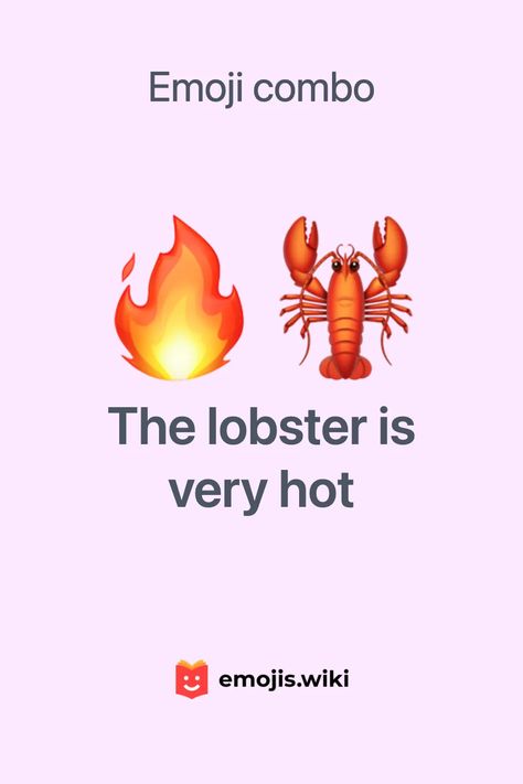 🔥🦞 — Orange Color emoji combinations. Find more on our website! Orange Emojis, Hot Emoji, Failed Experiment, Emoji Combos, Emoji Combinations, The Lobster, Copy Paste, The Meaning, Orange Color