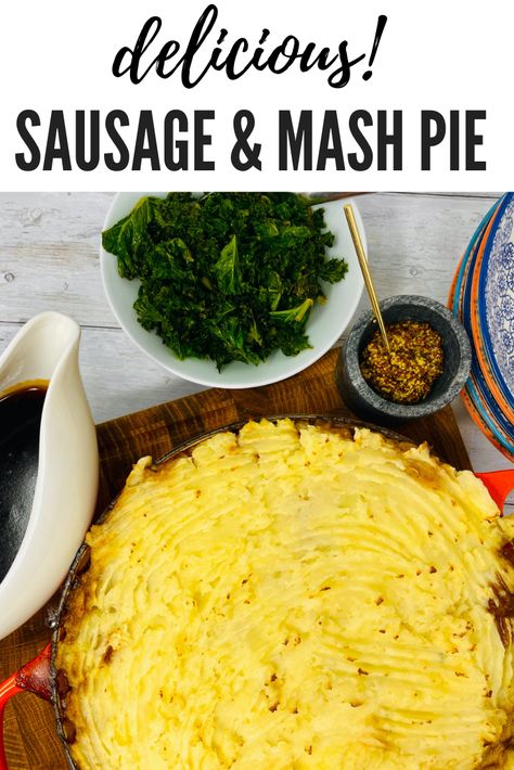 Easy Sausage Dinner Recipes, Easy Sausage Recipes, Sausage And Mash, Sausage Stew, Easy Family Dinner, Fluffy Mashed Potatoes, Best Sausage, Mash Recipe, Potato Toppings