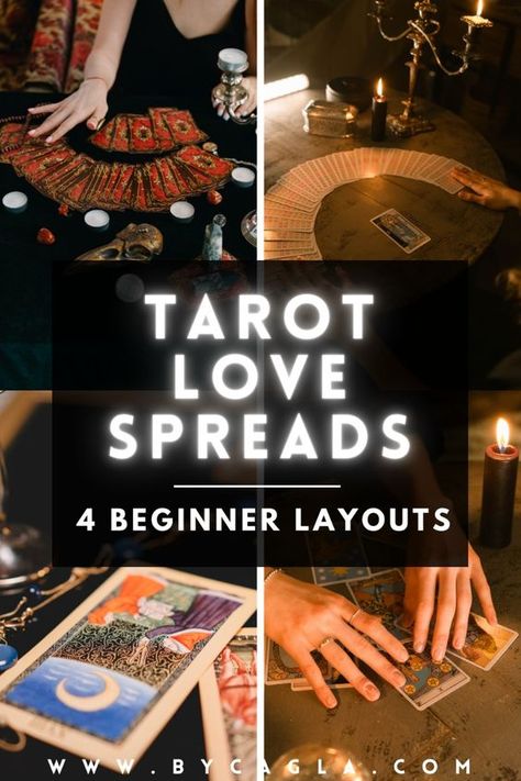 #Tarot #TarotReading #Astrology #AstrologyReading #Divination #Magic #Witchcraft #TarotCards #Horoscope #Mystic #Spirituality #FortuneTelling Easy Tarot Spreads, Simple Tarot Spreads, Tarot Love Spread, Tarot Spreads For Love, History Of Tarot Cards, Divination Magic, Love Tarot Spread, Learn Tarot, Free Tarot Reading