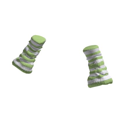 Chunk Green Apple Striped Arm Warmers Striped Arm Warmers, Create An Avatar, Green Apple, Arm Warmers, Green