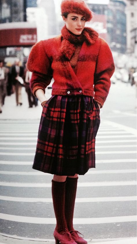 Perry Ellis Fall/Winter 1980 1980 Winter Fashion, 1980s New York Fashion, London 80s Fashion, 1980s Winter Fashion, 80s Fashion Winter, 80s Winter Outfits, 80s Winter Fashion, 1982 Fashion, 1980s Glamour