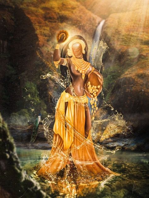 Oshun Prayer, Orisha Oshun, Oshun Goddess, Black Gods, Yoruba Orishas, Orishas Yoruba, African Mythology, African Goddess, African Spirituality