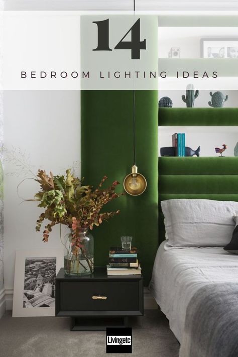 The right bedroom lighting ideas are key to creating a space that feels calming, restful, and has the soft ambiance you want in a bedroom. #bedroom #bedroomdesign #lightingdesign