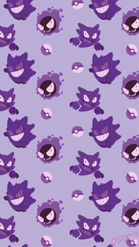 Minimalist Wallpaper Phone, Gengar Pokemon, Ipad Air Wallpaper, Pokemon Pattern, Monkey Wallpaper, Ghost Pokemon, Pokemon Backgrounds, Cool Pokemon Wallpapers, Cute Pokemon Pictures