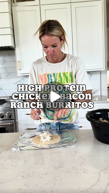 melissa  truitt on Instagram: "🤠Comment: “ranch” for the full recipe of this Chicken, bacon, ranch burrito! 

This one turned out even better than I expected and all my kids are already requesting that I make them for their lunches when school starts! 
High protein, quick, easy, with simple ingredients is my favorite way! 💫" High Protein Frozen Burrito, Chipotle Ranch Chicken Wrap, Chicken Bacon Ranch Burrito, High Protein Chicken Bacon Ranch Burrito, High Protein Ranch, Chipotle Ranch Grilled Chicken Burrito, High Protein Chicken, When School Starts, School Starts