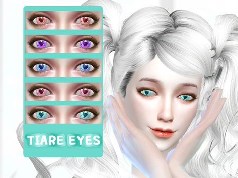 Sims 4 Heart Eyes, Cc Eyes, Sims Makeup, Makeup Cc, Sims Packs, Demon Eyes, Heart Pin, Sims 4 Cc Finds, Ts4 Cc