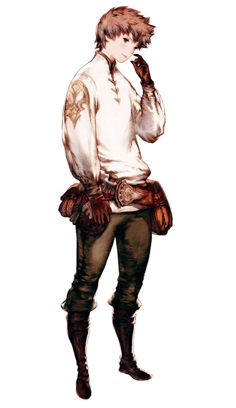 Tiz Arrior, Bravely Default, Concept Art Character, Character Design Male, Character Design References, Steam Punk, Anime Boys, Character Portraits, Comic Character