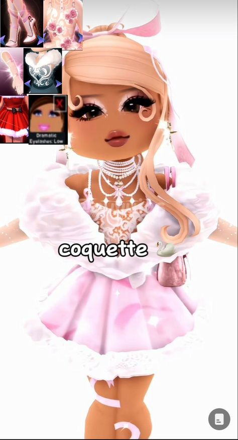 Aesthetic Royale High Journal Ideas, Coquette Royale High Outfits, Royale High Coquette, Royale High Outfits Ideas Y2k, Royale Outfits, Fashion Outfits Winter, Royals High, Royale High Journal Ideas, Fashion Outfits Summer