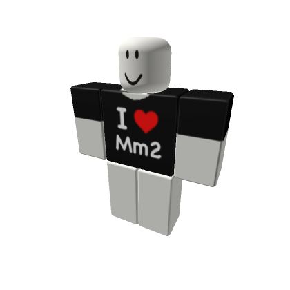 I love mm2 Roblox T-shirt, Roblox Shirt, Create An Avatar, Classic Shirt, Avatar, I Love, Coding, Let It Be, Collage