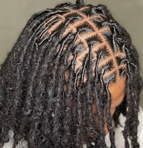 Follow for more Starter Locks Hair Styles, Starter Locs Men, Dread Hairstyles For Men, Thick Natural Hair, Locs Styles, Dreadlock Hairstyles For Men, Beautiful Dreadlocks, Short Locs Hairstyles, Starter Locs