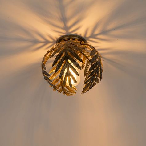 Bedroom Lamps Ceiling, Retro Ceiling Lights, Ceiling Lamp Design, Luminaire Vintage, Vintage Ceiling, Gold Lamp, Hallway Lighting, Standing Lamp, Lamps Ceiling