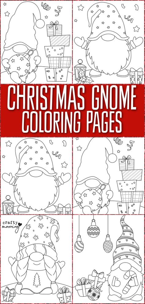 gnome coloring pages Christmas Character Art, Christmas Gnome Coloring Pages, Gnome Coloring Pages, Christmas Knomes, Christmas Colouring Pages, Free Christmas Coloring Pages, Christmas Coloring Sheets, Kindergarten Coloring Pages, Printable Christmas Coloring Pages