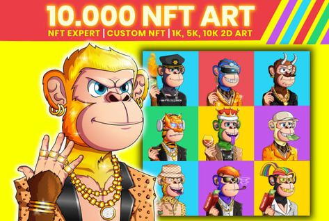 For only $400, Faceless_c will draw 10k generative 2d nft art cartoon character and mascot. | Read carefully!!Please contact me before you consider booking a gig and to get the perfect custom offer for you.Send me a message, I'll give you | Fiverr Faceless Character, Nft Collection, Nft Art, Art Cartoon, Art Characters, 2d Art, Cartoon Character, Aliens, Cartoon Characters