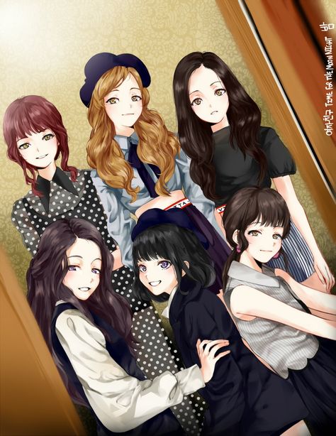 Bangchin Girls Group Dp, Anime Group Of Friends, Group Dp, Best Friend Wallpaper, Best Friends Cartoon, Anime Group, Girls Group, Anime Friendship, Friend Cartoon