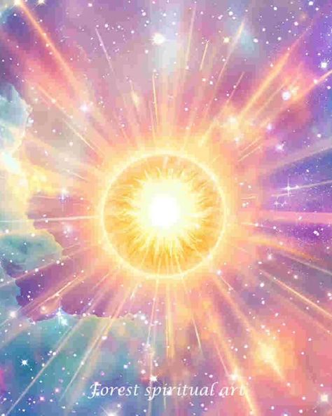 Universe Central Sun☀️｜original spiritual artwork 🧚🏻original AI art combine with spirituality 👉commercial use unavailable #healingart #spiritualart #spiritualawakenings #spiritualhealing #arthealing #aiartist Healing Artwork, Sunshine Poster, Sunshine Wallpaper, Sun Energy, Pranic Healing, Spiritual Wallpaper, Spiritual Artwork, Good Energy, Spiritual Healing