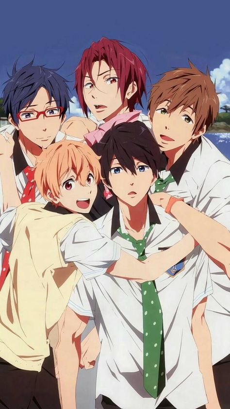 Poses Anime, Pelo Anime, Free Eternal Summer, Splash Free, Free Iwatobi Swim Club, Kyoto Animation, Free Iwatobi, Eternal Summer, Iwatobi Swim Club