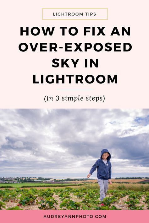 Learn how to fix an overexposed photo in Lightroom in this Lightroom tutorial - especially a white, overexposed sky, so you can bring back that blue sky and cloud details!  Click through to read these super quick Lightroom tips in full! #lightroom #phototips Overexposed Photo, How To Use Lightroom, Canon 700d, Photo Editing Tips, Lightroom Tips, Lightroom Tutorials, Photography Lightroom, Photography Advice, Beginner Photo Editing