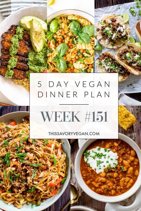 Weekly Vegan Dinner Plan #151 - This Savory Vegan Dinner Planning Weekly, Homemade Slaw, Healthy Vegan Dinner, Vegan Pesto, Vegan Sausage, Dinner This Week, Vegan Meal Plans, Savory Vegan, Vegan Meal