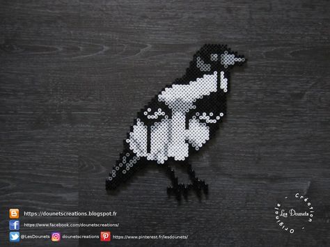 The Crow Eric Draven Perles Hama / The Crow Eric Draven Perler Beads Hades Perler Beads, Crow Perler Beads, Creepy Perler Beads, Punk Perler Beads, The Crow Eric Draven, Halloween Perler, Minecraft Beads, Eric Draven, Hama Art